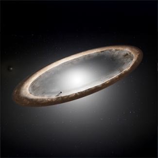 Le disque de poussières de l’étoile Fomalhaut modelé par une planète cachée