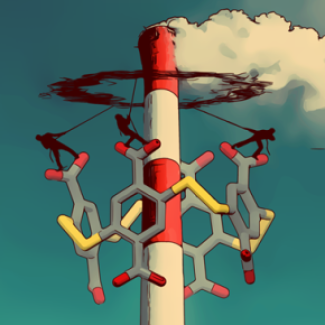 Illustration chimie supramoléculaire pour capture CO2